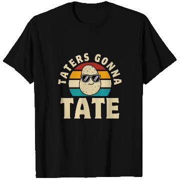 Discover Retro Vintage Taters Gonna Tate Humor T Shirts