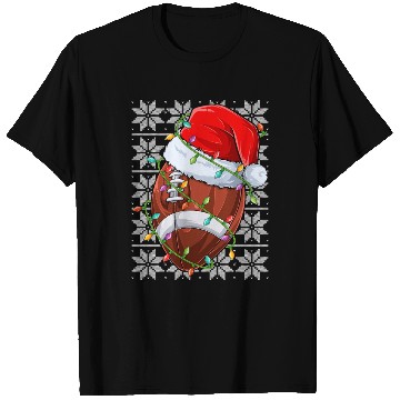 Discover American Football Christmas Lights T Shirts