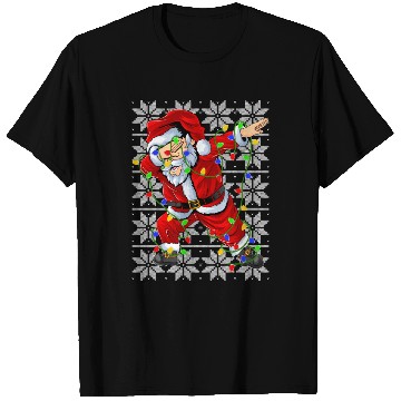 Discover Dabbing Santa Christmas Lights T Shirts