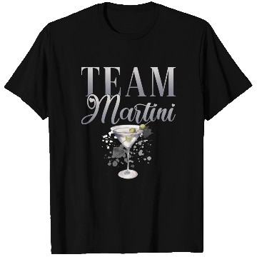 Discover Team Martini Cocktail Bartender T Shirts