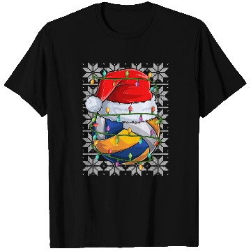 Discover Volleyball Christmas Lights T Shirts