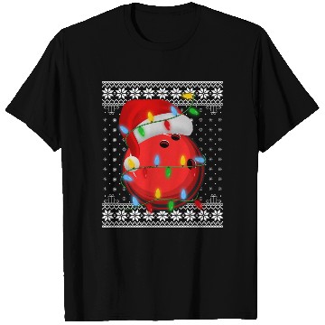 Discover Bowling Ball Christmas T Shirts