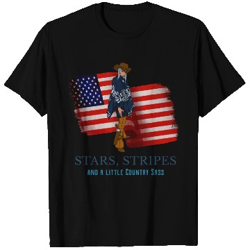 Discover Stars, Stripes, and a Little Country Sass T Shirts