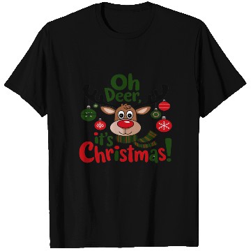 Discover Christmas Reindeer with Festive Ornaments T Shirts