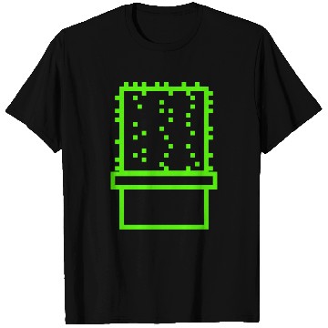 Discover Cactus Cacti Retro Video Game Pixel Flower Pot T Shirts