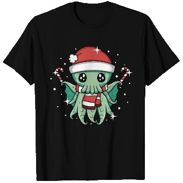 Discover Christmas Cthulhu T Shirts