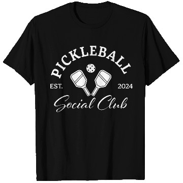 Discover Pickleball Soociial Clubb Established 2024 T Shirts