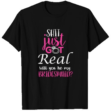 Discover Bride To Be Will You Be My Bridesmaid Wedding T Shirts