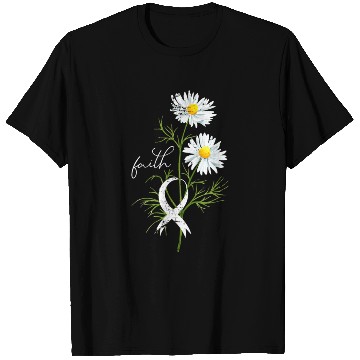 Discover Lung Cancer Month Fight Support White Ribbon T Shirts