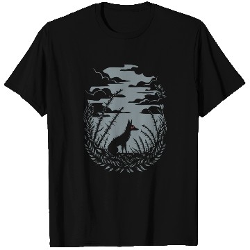 Discover Dark Cottagecore Nighttime Wilderness with Wolf T Shirts