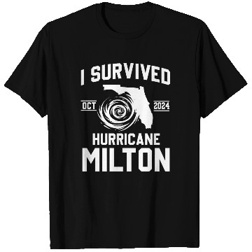 Discover I survived Hurricane Milton October 2024 T Shirts