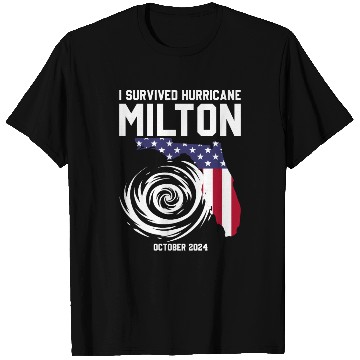Discover I survived Hurricane Milton October 2024 Florida T Shirts