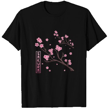 Discover Cherry Blossom Japan Harajuku Manga Japan Sakura T Shirts