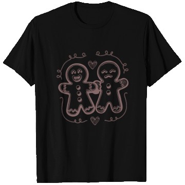 Discover Loveable Gingerbread Couple T Shirts