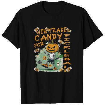 Discover Halloween Will Trade Candy for Pickleball Black T Shirts