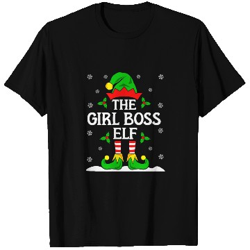 Discover Girl Boss Elf Christmas T Shirts