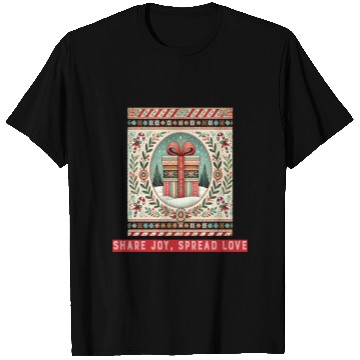 Discover Gift Season, Share Joy, Spread Love Holiday Design T Shirts