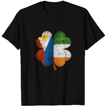 Discover Philippines Irish Shamrock Philippine Ireland Flag T Shirts
