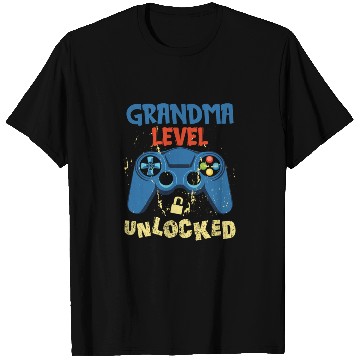 Discover Pregnancy Announcement Grandma Level Unlocked Gran T Shirts