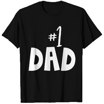 Discover Father Number 1 Daddy Dad Papa Fathers Day T Shirts