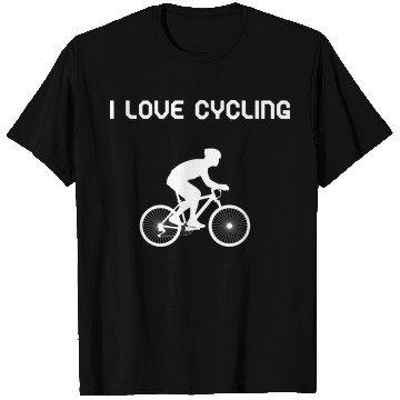 Discover I love cycling design T Shirts