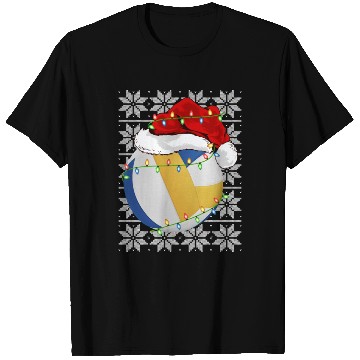 Discover Volleyball Santa T Shirts