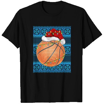 Discover Basketball Christmas Lights T Shirts