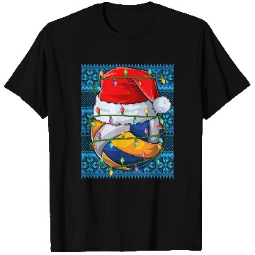 Discover Volleyball Christmas Lights T Shirts
