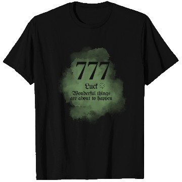 Discover 777 Luck Guardian Angel Number Manifestation T Shirts