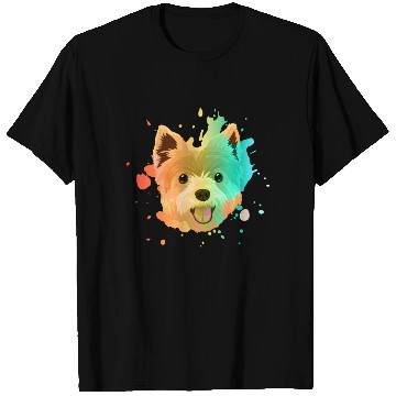 Discover Yorkshire Terrier Colorful T Shirts