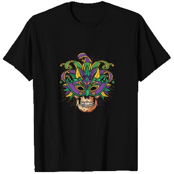 Discover Sugarskull Mask Festival Parade Mardi Gras T Shirts