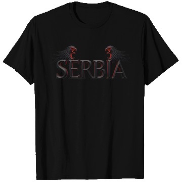 Discover Double Headed Eagle Serbia T Shirts