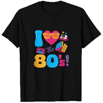 Discover I Heart The 80's Classic 80s Retro Vintage 1980 T Shirts
