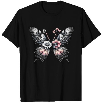 Discover Elegant Butterfly Floral nature flowers lovers T Shirts