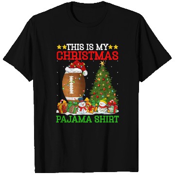 Discover American Football Christmas Tree Lights T Shirts