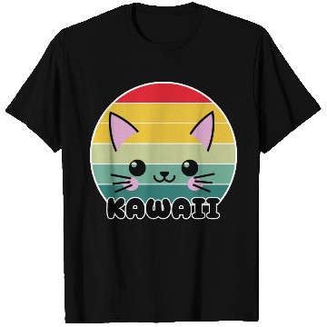 Discover Kawaii Cat Face, Cat Lovers T Shirts