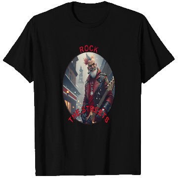Discover Rock the Streets - Punk Rock Rebel Art T Shirts