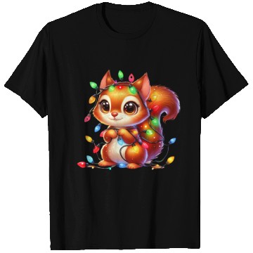 Discover FUNNY CHRISTMAS SQUIRREL T Shirts