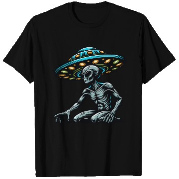 Discover Grey Alien UFO T Shirts