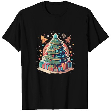 Discover Christmas Tree Serenity Holiday Tranquility T Shirts