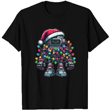Discover Robot Robotics Christmas Hat Xmas T Shirts