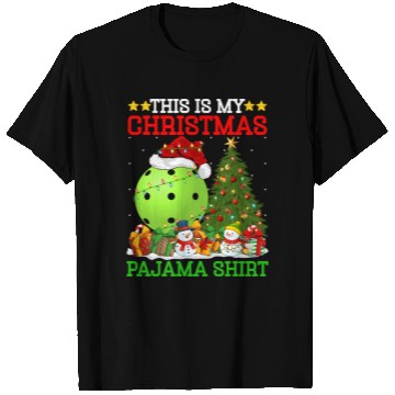 Discover Pickleball Christmas Tree Lights T Shirts