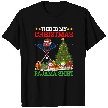 Discover Lacrosse Christmas Tree Lights T Shirts