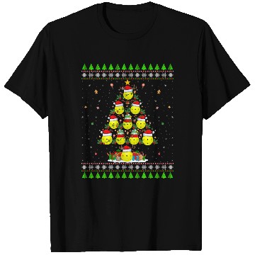 Discover Pickleball Christmas Tree T Shirts