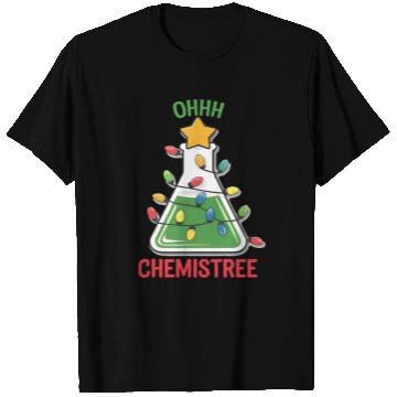 Discover Science Teacher Oh Chemistree Chemistry Christmas T Shirts