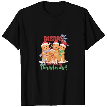 Discover Gingerbread Family Christmas T Shirts