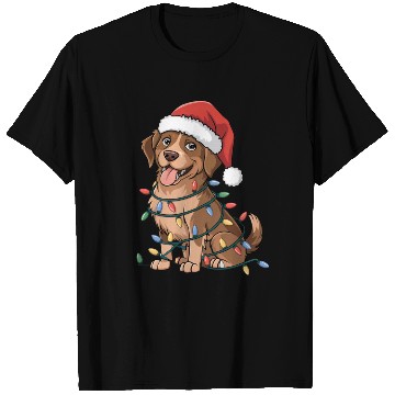 Discover Chesapeake Bay Retriever Christmas Lights Xmas Dog T Shirts