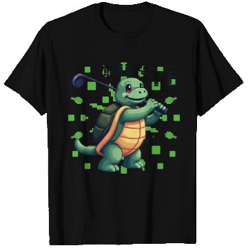 Discover Golfing Turtle T Shirts