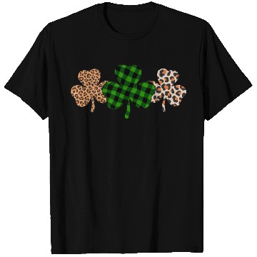 Discover St Patricks Day Lucky Irish Green Plaid Shamrock T Shirts