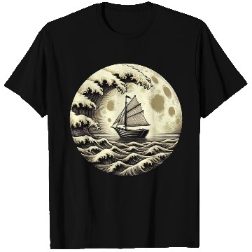 Discover Vintage Sailboat Monohull Tsunami Storm T Shirts